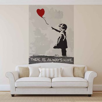 Papel de parede Banksy Street Art Balloon Heart Graffiti