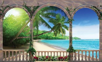 Papel de parede Beach Tropical