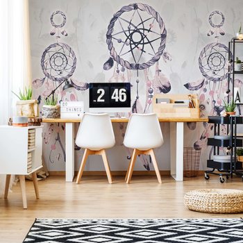 Papel de parede Boho-Chic Dreamcatchers
