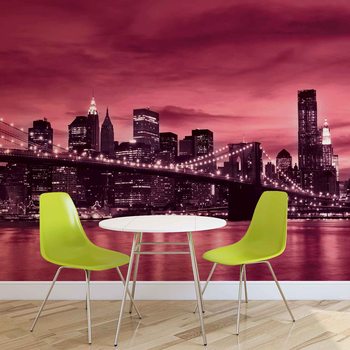 Papel de parede City Brooklyn Bridge New York City