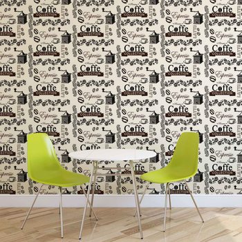 Papel de parede Coffee Pattern