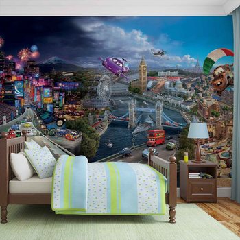 Papel de parede Disney Cars Lightning McQueen Bernoulli