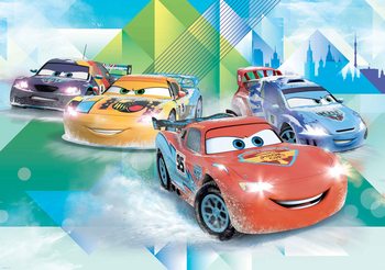 Papel de parede Disney Cars Lightning McQueen Camino