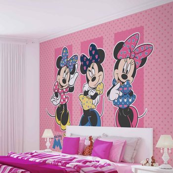 Papel de parede Disney Minnie Mouse
