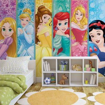 Papel de parede Disney Princesses Aurora Belle Ariel