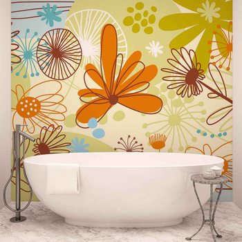 Papel de parede Floral Pattern