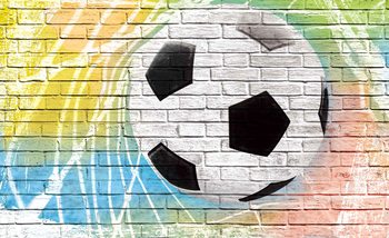 Papel de parede Football Wall Bricks