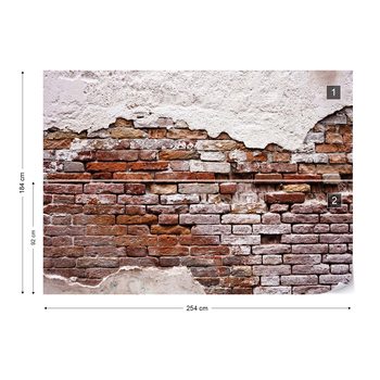 Papel de parede Grunge Brick Wall