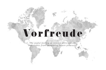 Papel de parede Joyful travel anticipation world map