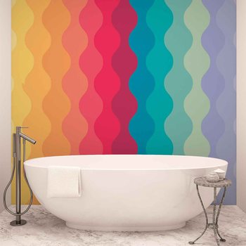 Papel de parede Modern Art Rainbow