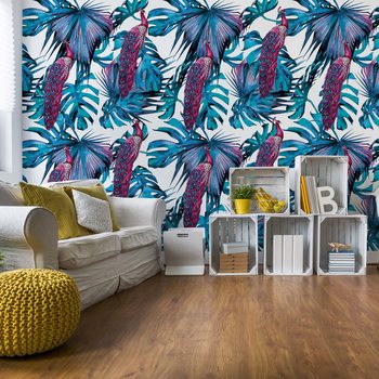 Papel de parede Modern Tropical Pattern
