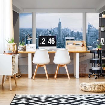 Papel de parede New York City Skyline 3D Penthouse View