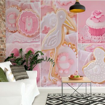 Papel de parede Pink Baby Things