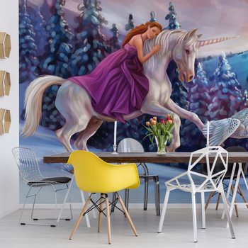 Papel de parede Princess Unicorn