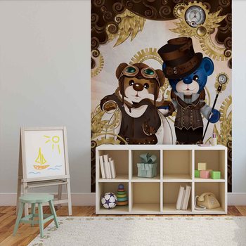 Papel de parede Rainbow Bears Care Bears