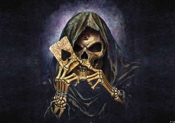 Papel de parede Skull Death Ace Alchemy