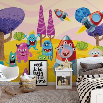 Papel de parede Space Monsters