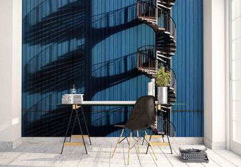 Papel de parede Spiral Staircase And Shadows