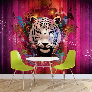 Papel de parede Tiger Abstract