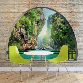 Papel de parede Tropical Arch View