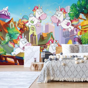 Papel de parede Unicorn Town