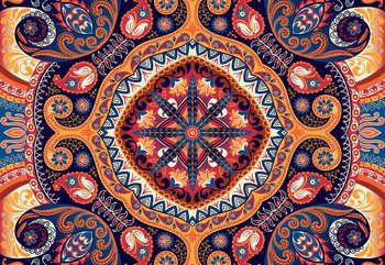 Papel de parede Vintage Ethnic Pattern