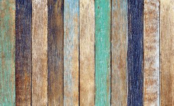 Papel de parede Wood Fence Planks