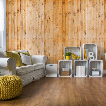Papel de parede Wooden Planks Texture