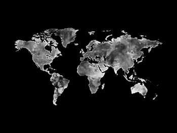 Papel de parede Worldmap platinum