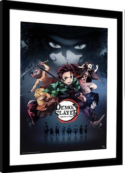 Framed poster Demon Slayer - Slayers
