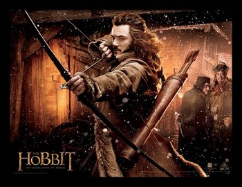 Κορνιζαρισμένη αφίσα DER HOBBIT: SMAUGS EINÖDE - bard