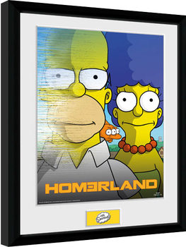 Κορνιζαρισμένη αφίσα Die Simpsons - Homerland