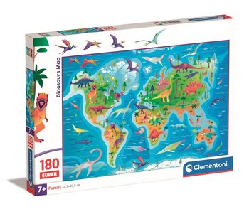 Puzzle Dinosaurs Map