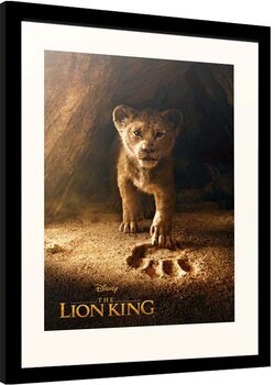 Poster emoldurado Disney - Lion King - Simba