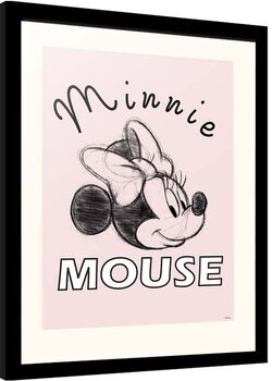 Poster emoldurado Disney - Minnie Mouse