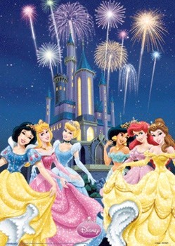 DISNEY PRINCESS - castle - плакат (poster)