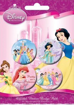 Σετ κονκάρδες DISNEY PRINCESS