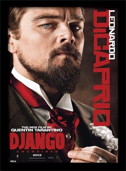Рамкиран плакат Django Unchained - Leonardo DiCaprio