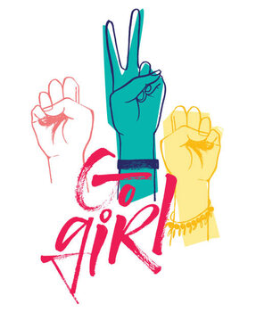 Αυτοκόλλητο Do girl poster