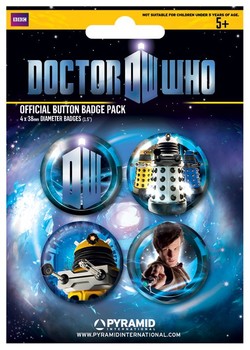 Σετ κονκάρδες DOCTOR WHO - dalek