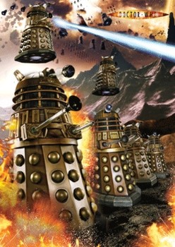 DOCTOR WHO - dalek war - плакат (poster)