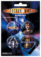 Σετ κονκάρδες DOCTOR WHO