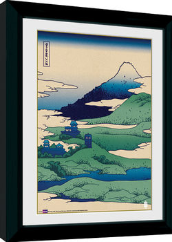 Poster emoldurado Doctor Who - Japan