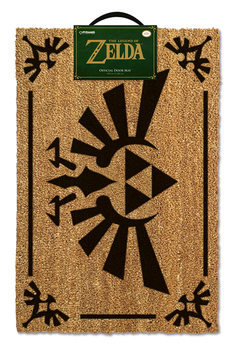 Doormat The Legend Of Zelda - Triforce Black