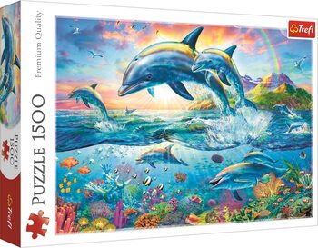 Puzzle Doplhin Family