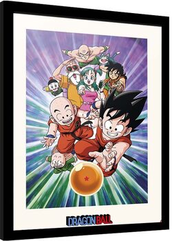Framed Poster Dragon Ball - Team