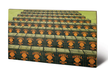 Shell - Motor Oil Cans In Line, 1925 Slika na drvetu