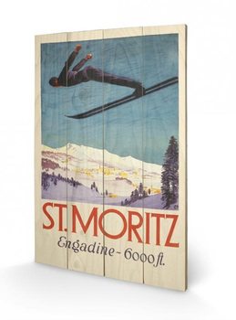 St. Moritz Slika na drvetu