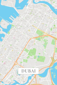 Принти на полотні Dubai color