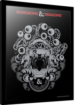 Framed Poster Dungeons & Dragons Beholder
